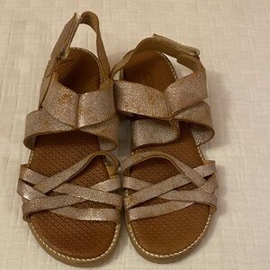 CASTA Metallic Strappy Sandals